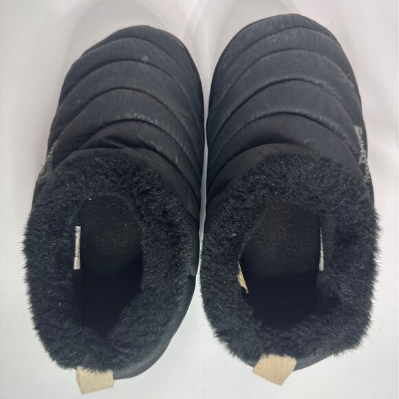 The North Face Women's Quiklted Slippers Size S Black Thermoball Traction Mule - Picture 3 of 8